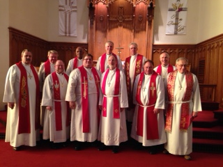 Pastors at Ordination